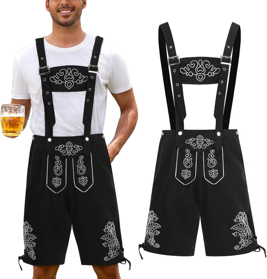 Populus Mens Oktoberfest Lederhosen Outfit German October Festival