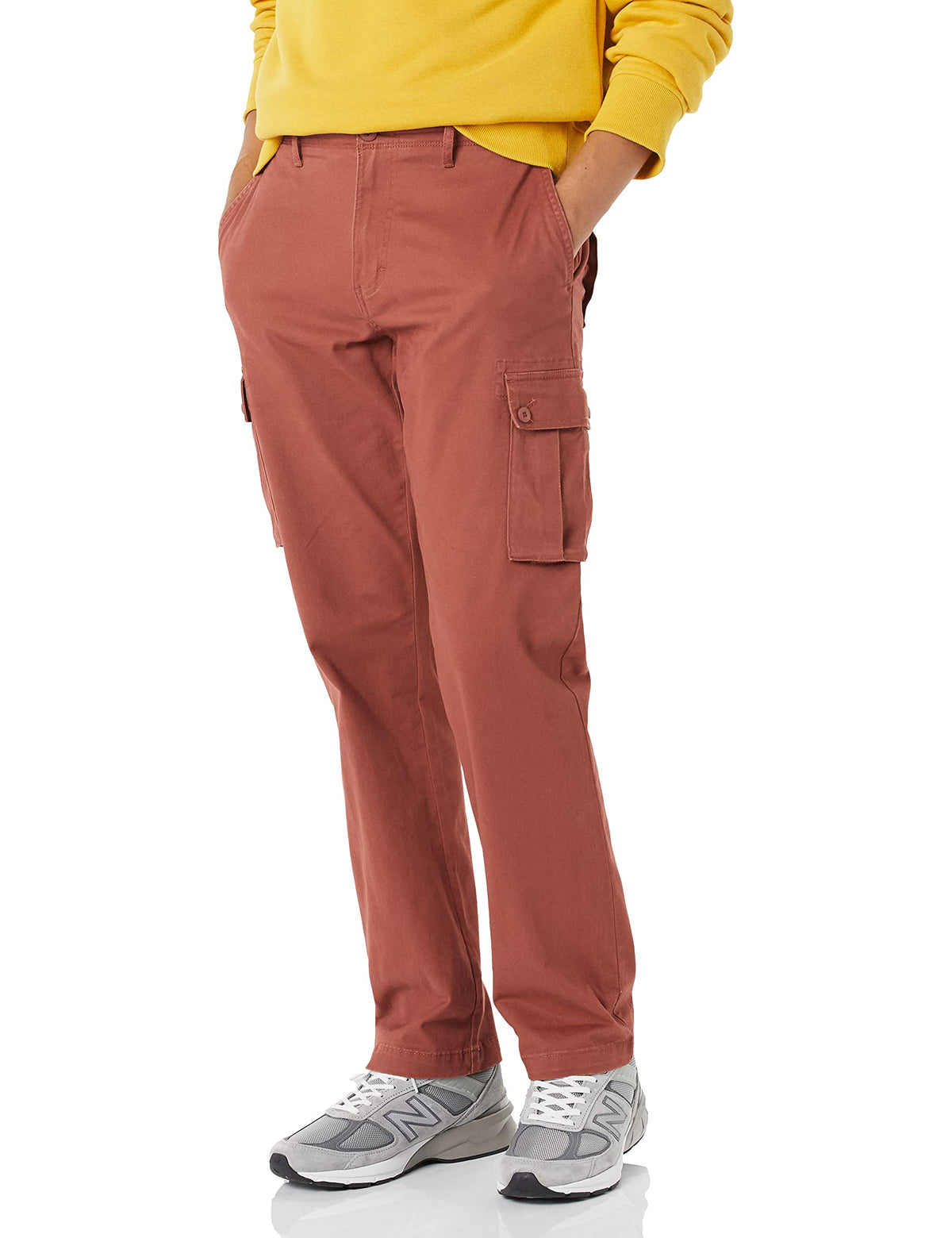 Amazon Essentials Men's Straight-Fit Breathable Stretch Cargo Pants (Available in Big & Tall)