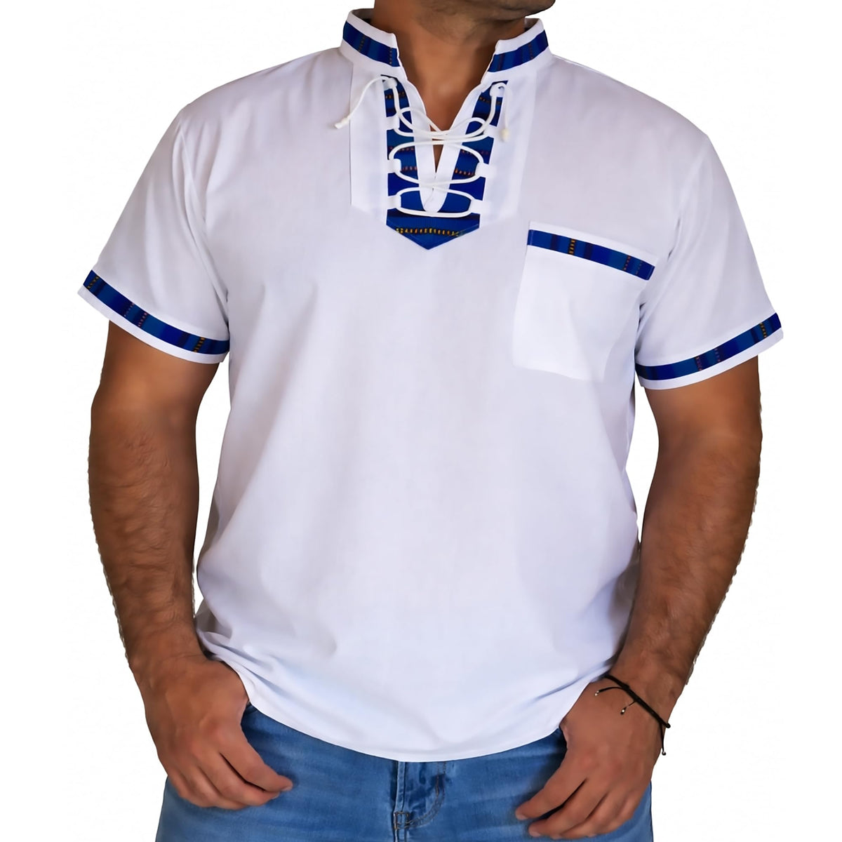 Shirt for Men with Typical Ornaments
