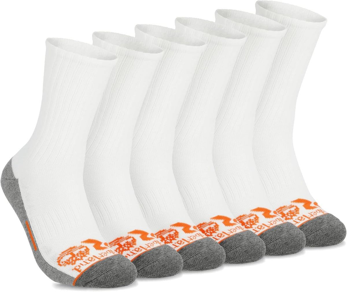 Timberland PRO Mens Sorbtek Moisture Control Mens Socks, Arch Support, Cushioned Footbed (Size 7-12; 6 Pairs) set