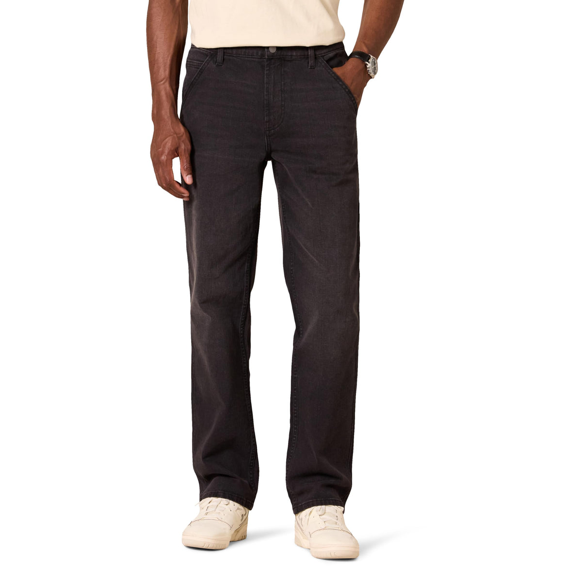 Amazon Essentials Men's Relaxed-Fit Workwear Carpenter Jean with Comfort Stretch