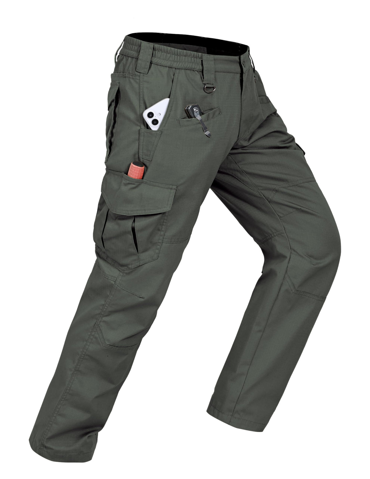 CNBQDD Mens Work Pants Cargo Tactical Construction for Men Ripstop Waterproof Lightweight Outdoor Hiking with Pockets