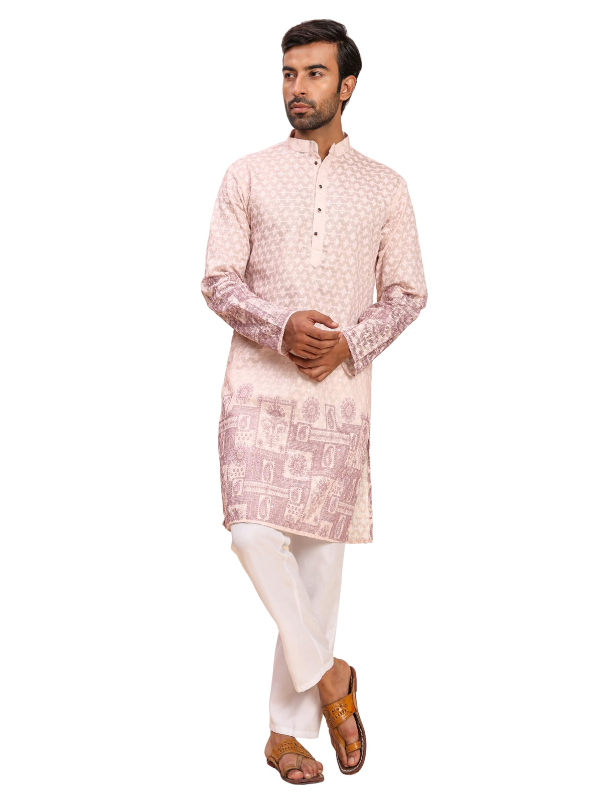 Pro-Ethic Style Developer Mens Indian Traditional Cotton Kurta Sets, Men Kurta Set Indian Wedding Dress (A-125)