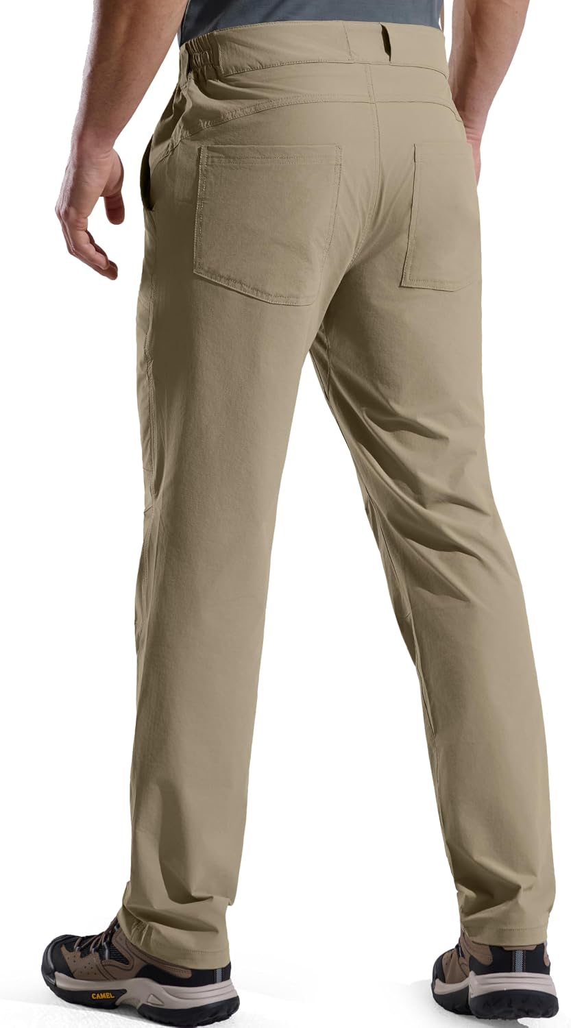 FREE SOLDIER Men's Outdoor Cargo Hiking Pants with Belt