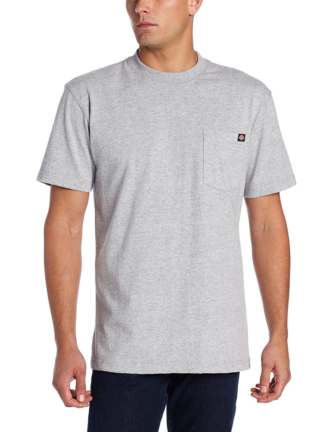 Dickies Men's Heavyweight Heathered Short Sleeve Pocket T-Shirt
