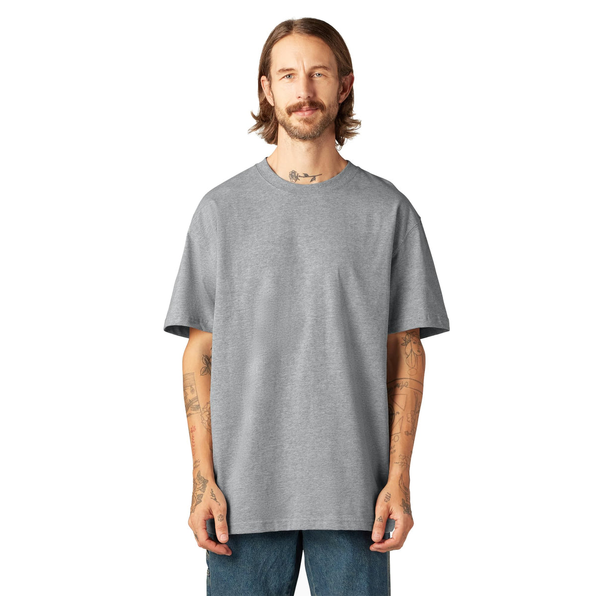 Dickies Men's Short Sleeve Heavyweight Crew Neck