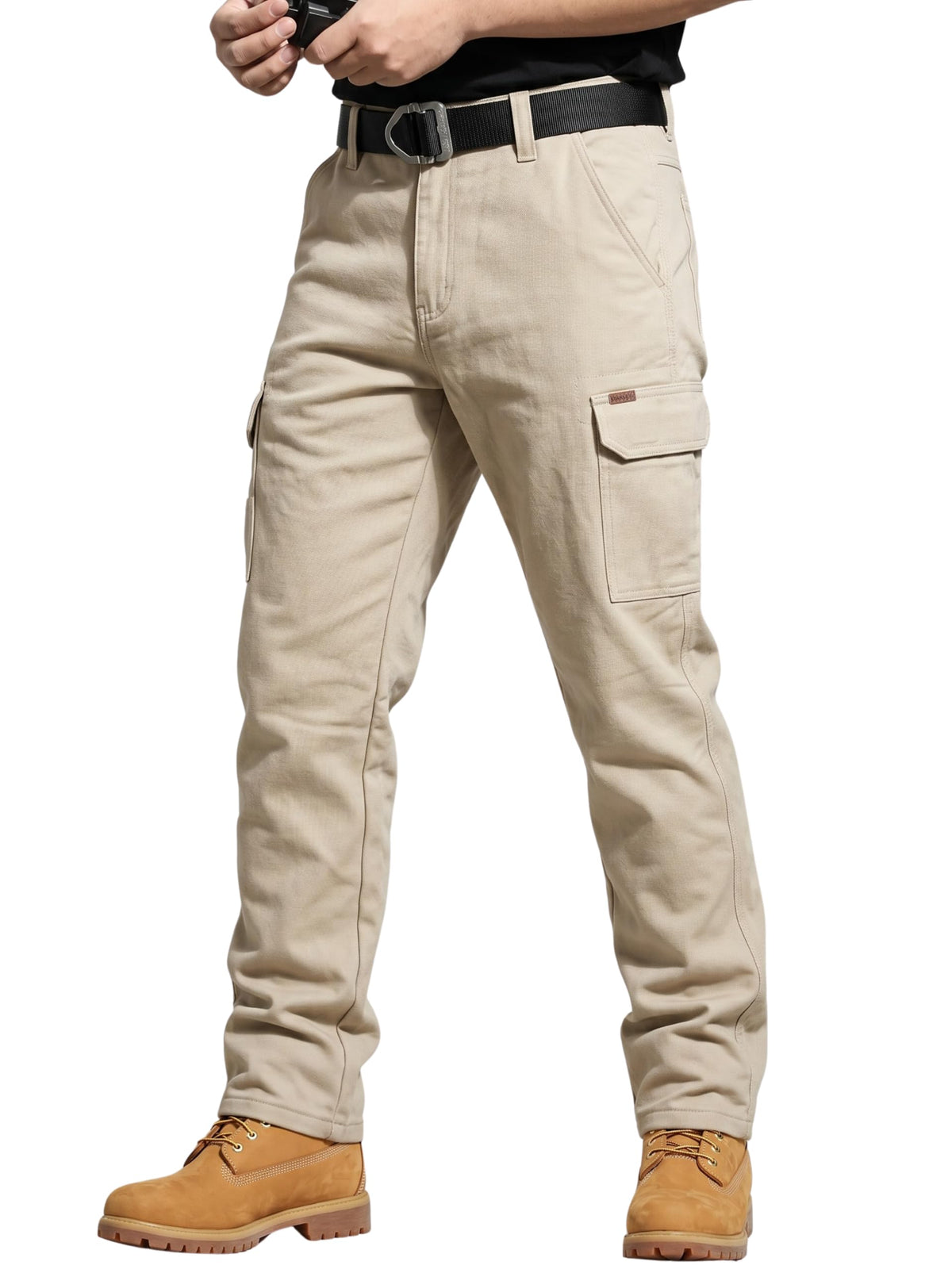 STANLEY Fleece Lined Work Pants for Men with Cargo Pockets, Winter Workwear