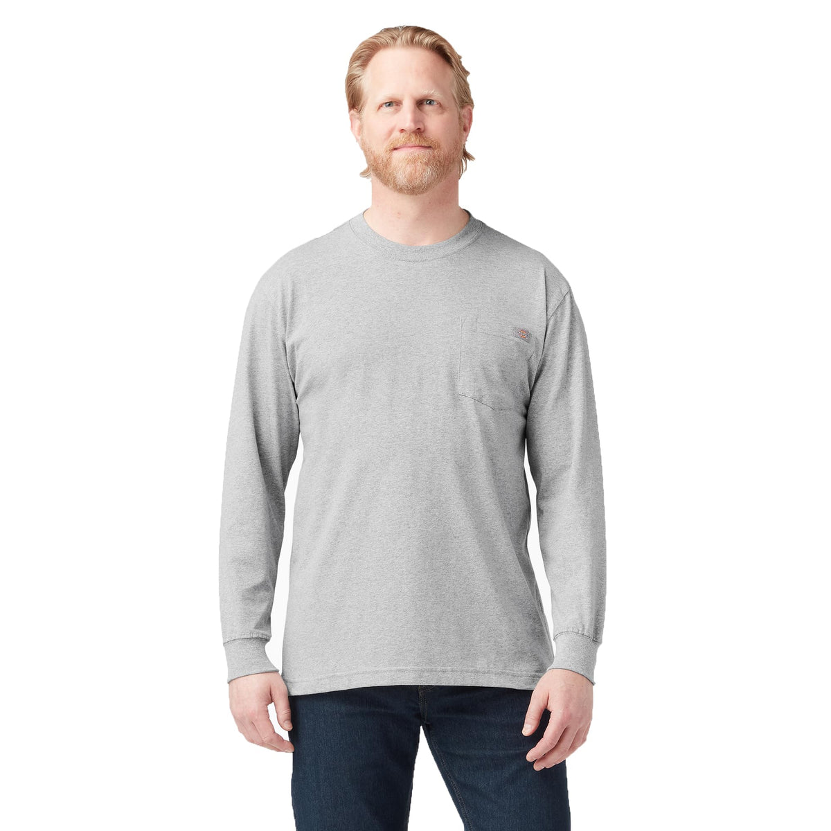 Dickies Men's Heavyweight Long Sleeve Pocket T-Shirt