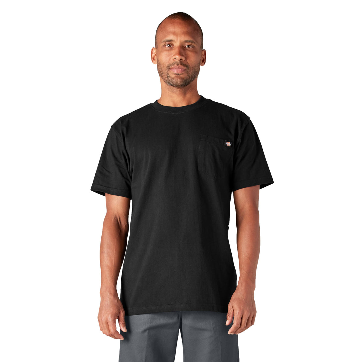 Dickies Men's Heavyweight Heathered Short Sleeve Pocket T-Shirt