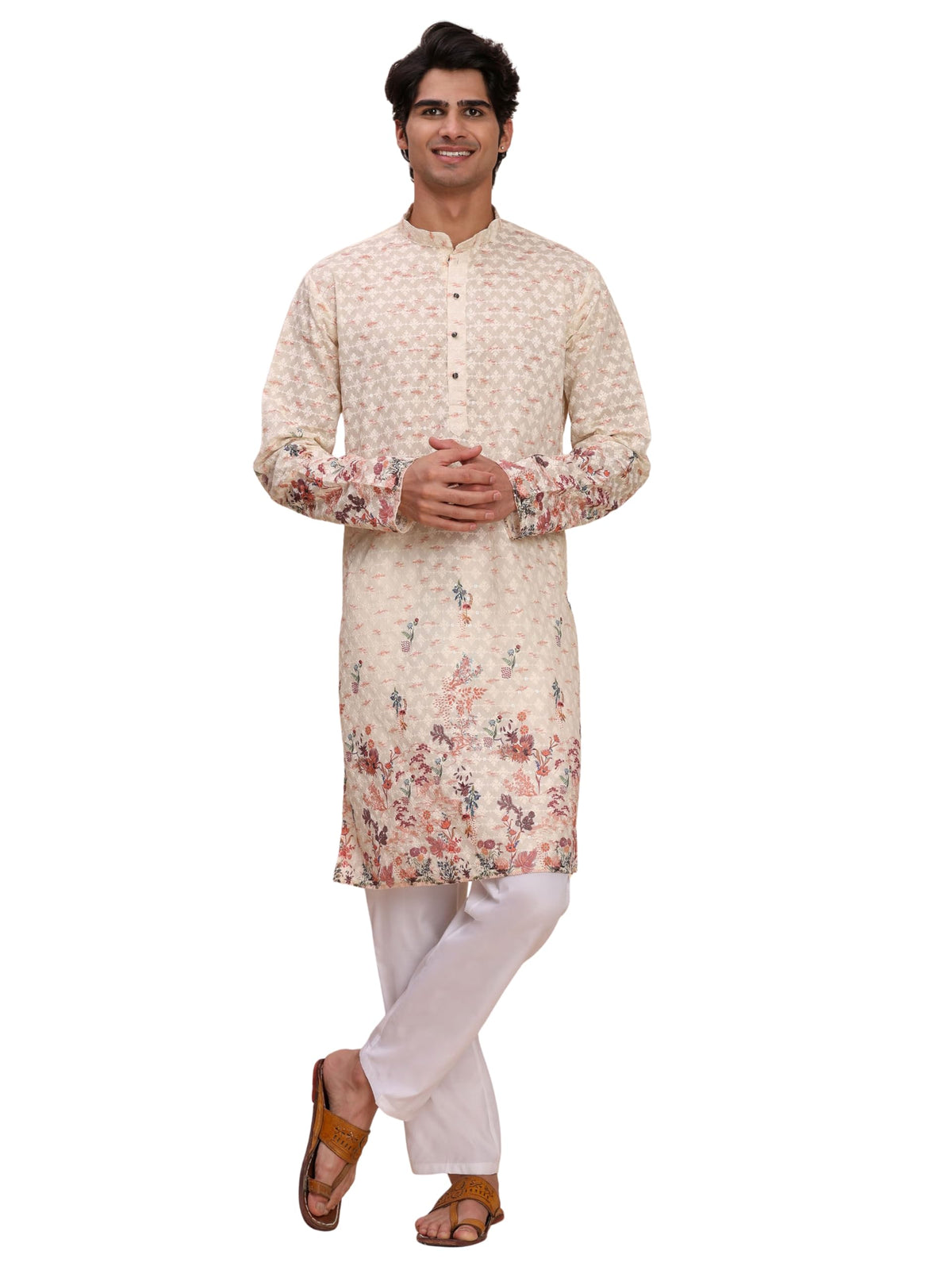 Pro-Ethic Style Developer Mens Indian Traditional Cotton Kurta Sets, Men Kurta Set Indian Wedding Dress (A-125)