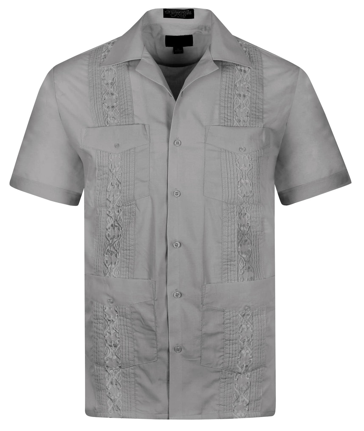 Cuban Guayabera Short Sleeve Shirt, Wedding Cigar Beach Bartender Casual