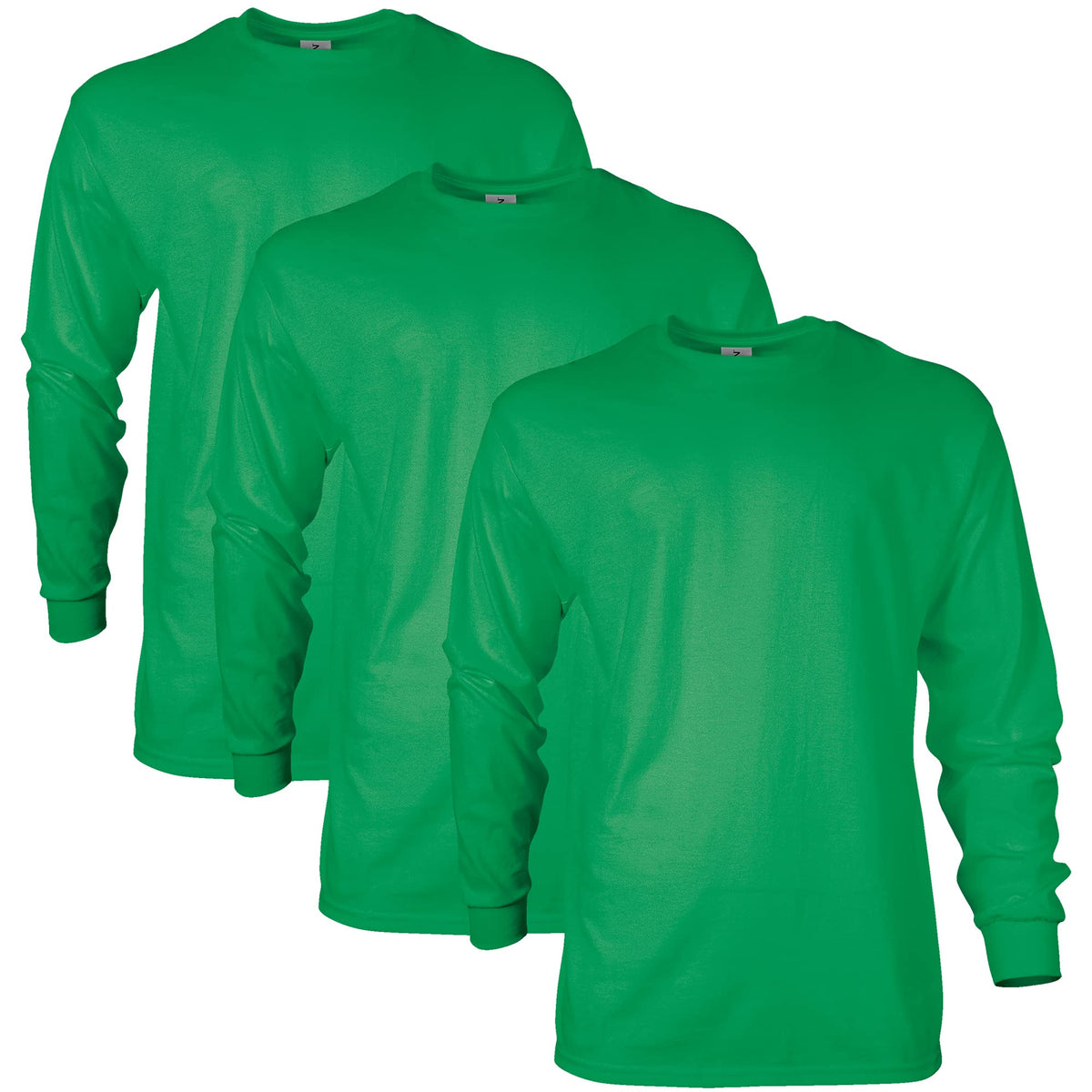 Gildan Adult Ultra Cotton Long Sleeve T-Shirt, Style G2400, Multipack