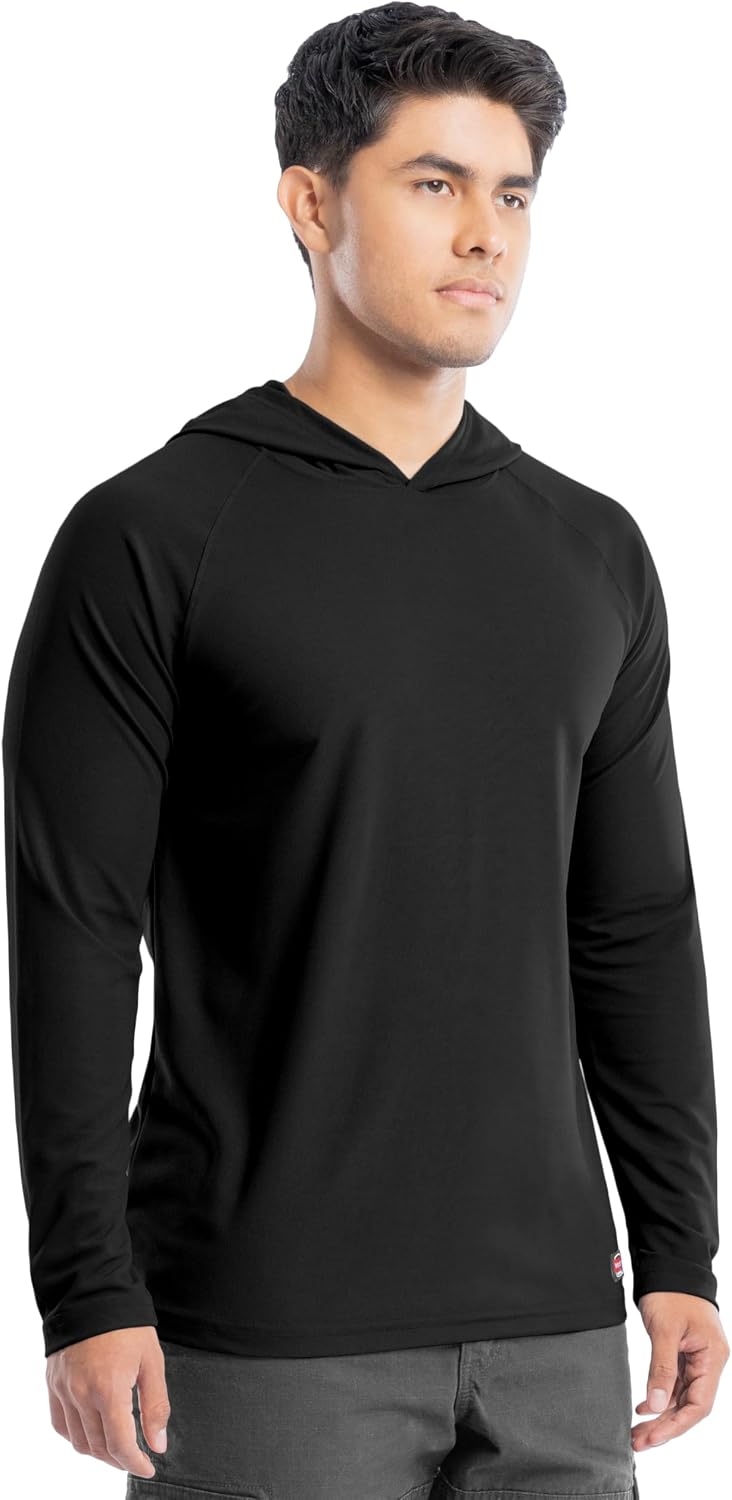 Wrangler Men's Long Sleeve Upf 40 Performance Raglan Hoodie