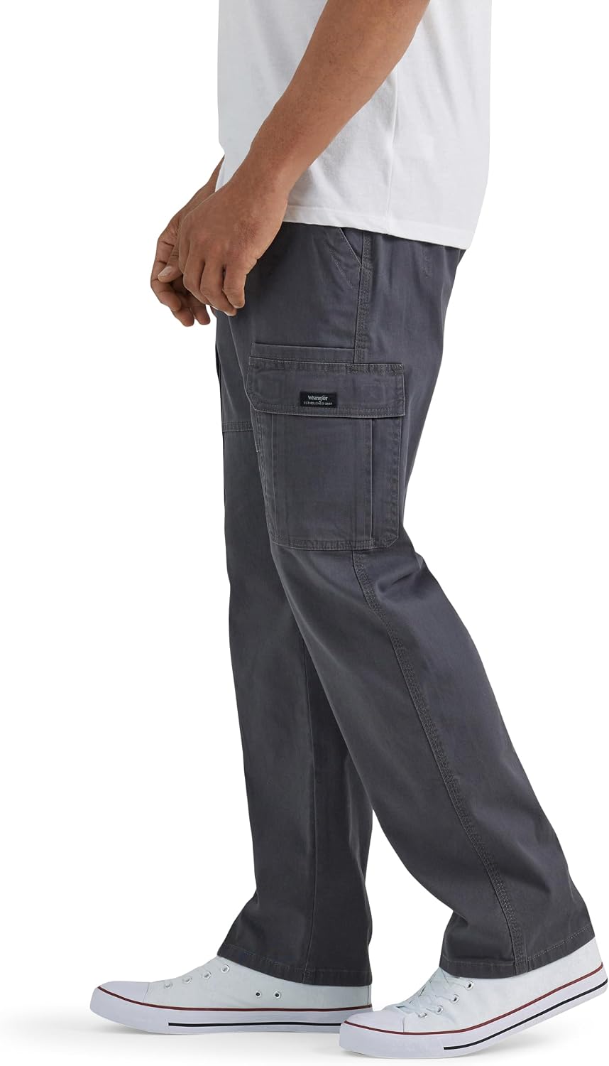 Wrangler Authentics Men's Relaxed Fit Stretch Cargo Pant