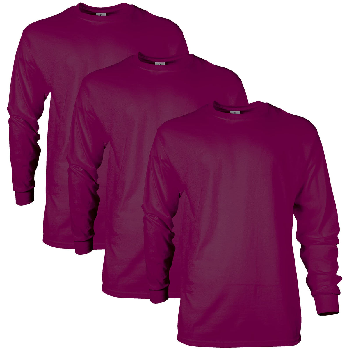 Gildan Adult Ultra Cotton Long Sleeve T-Shirt, Style G2400, Multipack