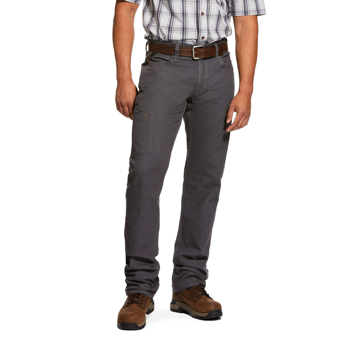 ARIAT Work Men's Rebar M4 Low Rise DuraStretch Made Tough Stackable Straight Leg Pants
