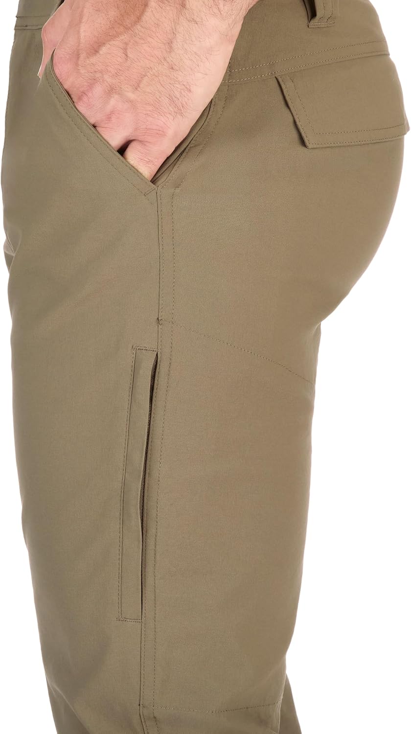 Coleman Men’s Nylon Hiking Pants – Stretch Water-Repellent Outdoor Pants with UPF 50 Sun Protection & Utility Pockets
