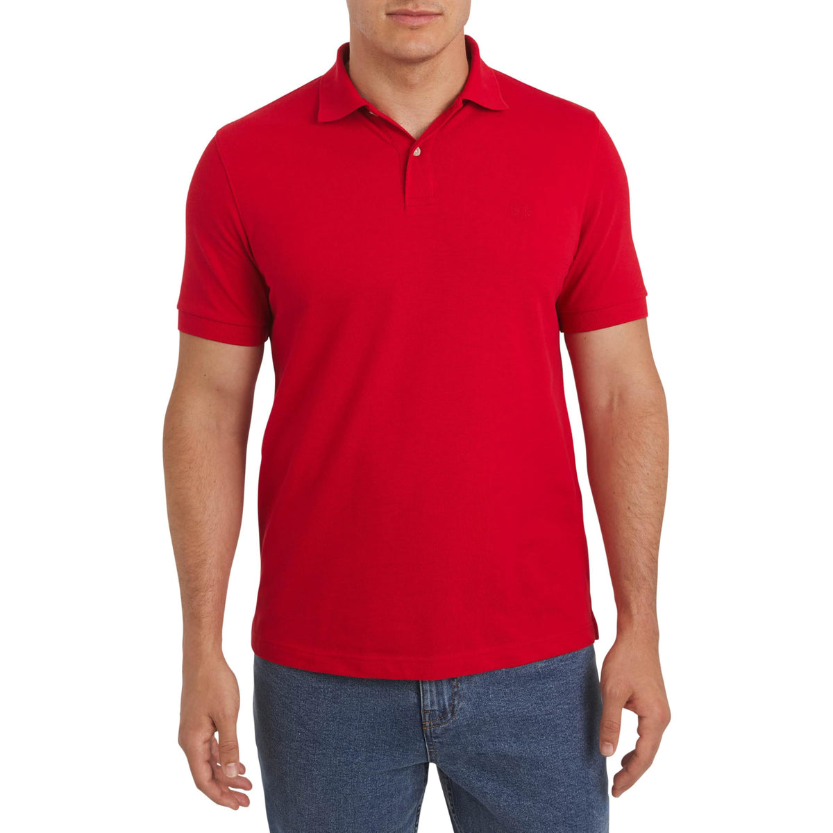 Chaps Men's Everyday Casual Classic Fit Stretch Pique Polo Shirt (S-2XL)