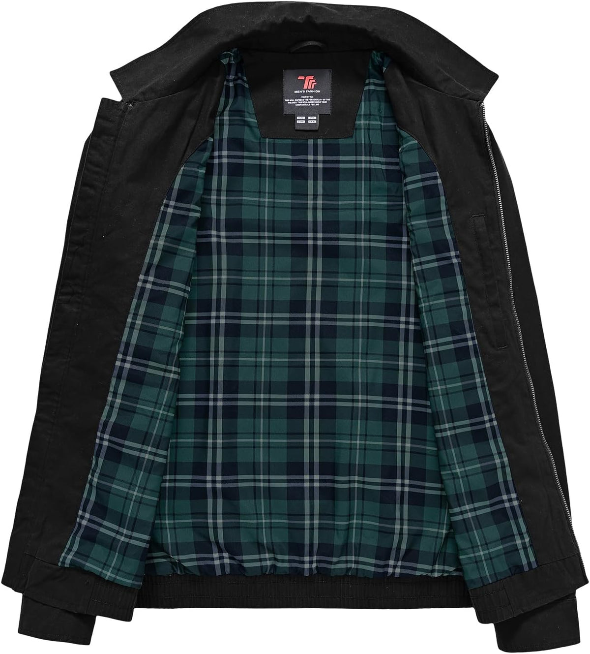TBMPOY Men's Casual Cotton Jacket Lightweight Full Zip Canvas Lapel Jackets Business Work Windbreaker with 3 Pockets
