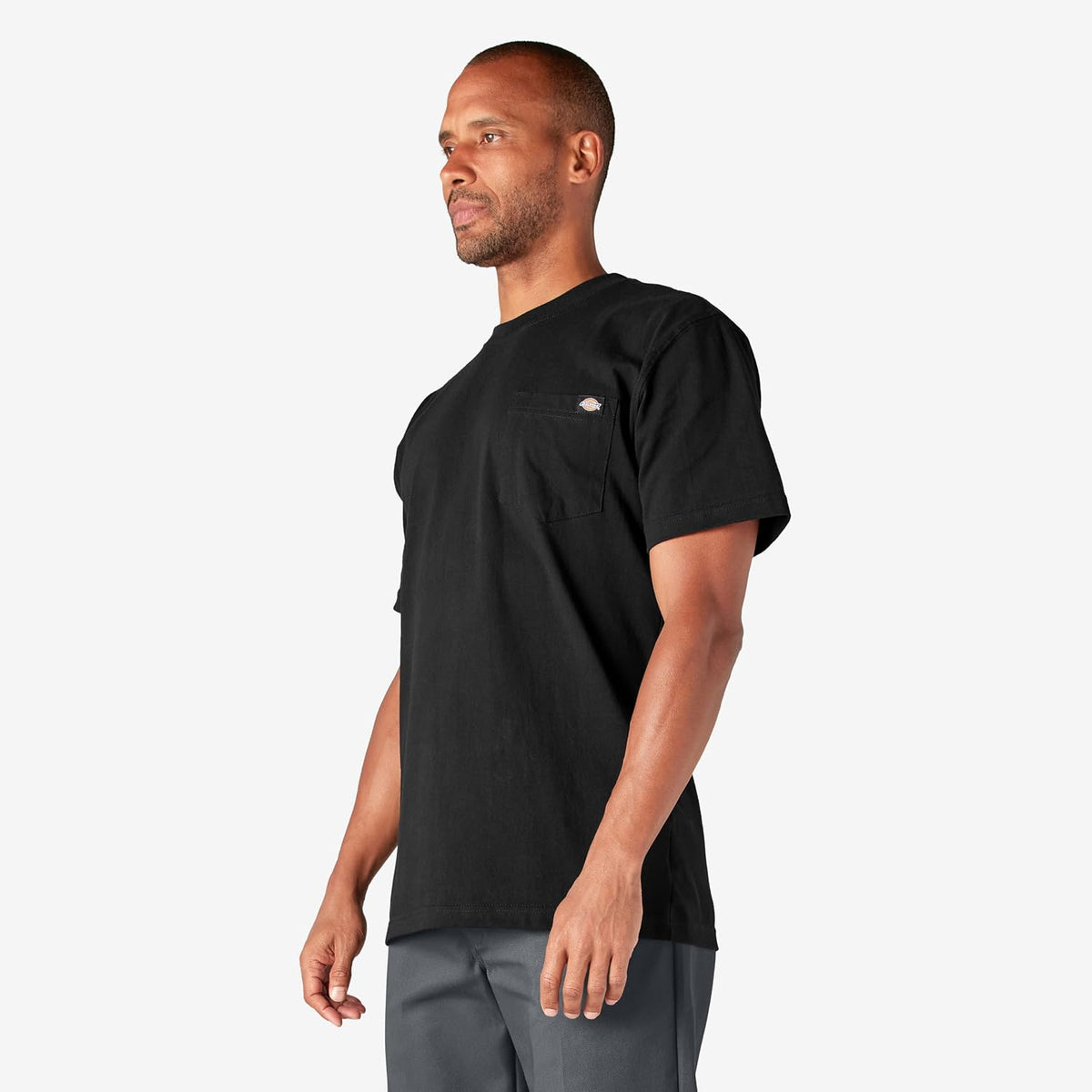 Dickies Men's Heavyweight Heathered Short Sleeve Pocket T-Shirt