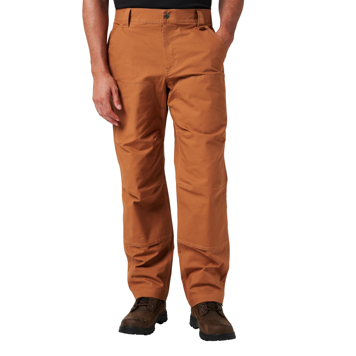 Lucky Brand Men's Men's Double Knee Canvas Work Pant with Inner Comfort Waist