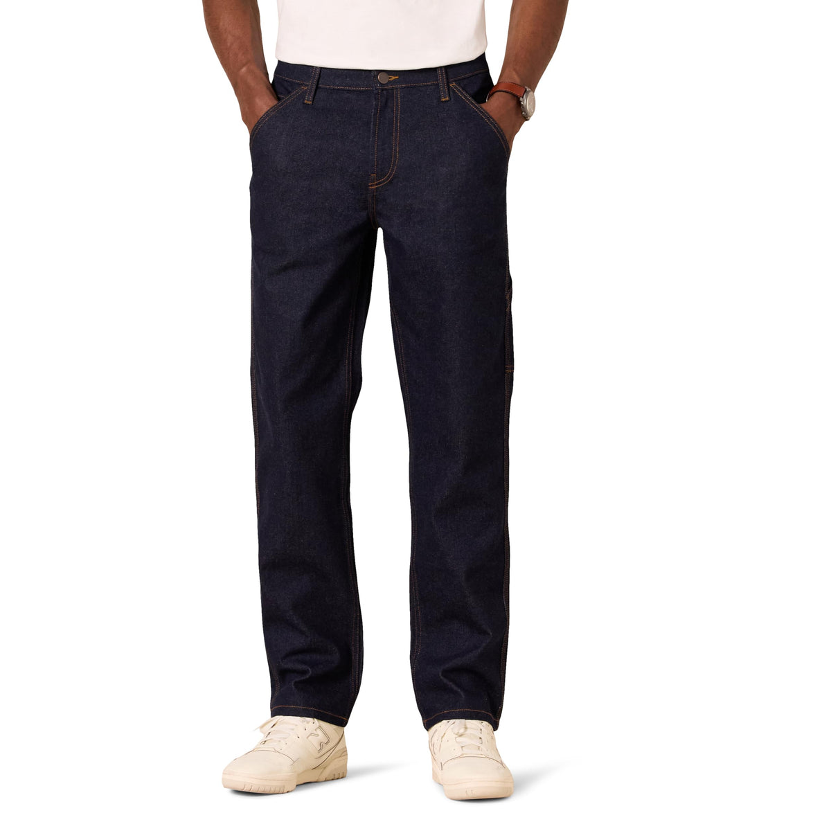 Amazon Essentials Men's Relaxed-Fit Workwear Carpenter Jean with Comfort Stretch