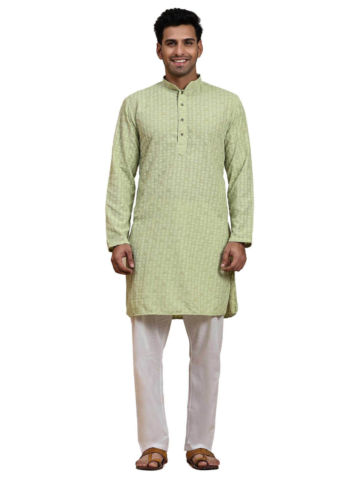 Pro-Ethic Style Developer Mens Indian Traditional Cotton Kurta Sets, Men Kurta Set Indian Wedding Dress (A-117)