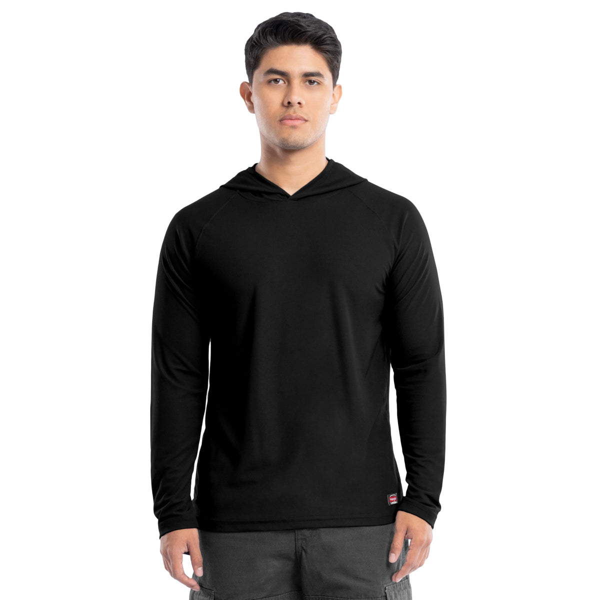 Wrangler Men's Long Sleeve Upf 40 Performance Raglan Hoodie