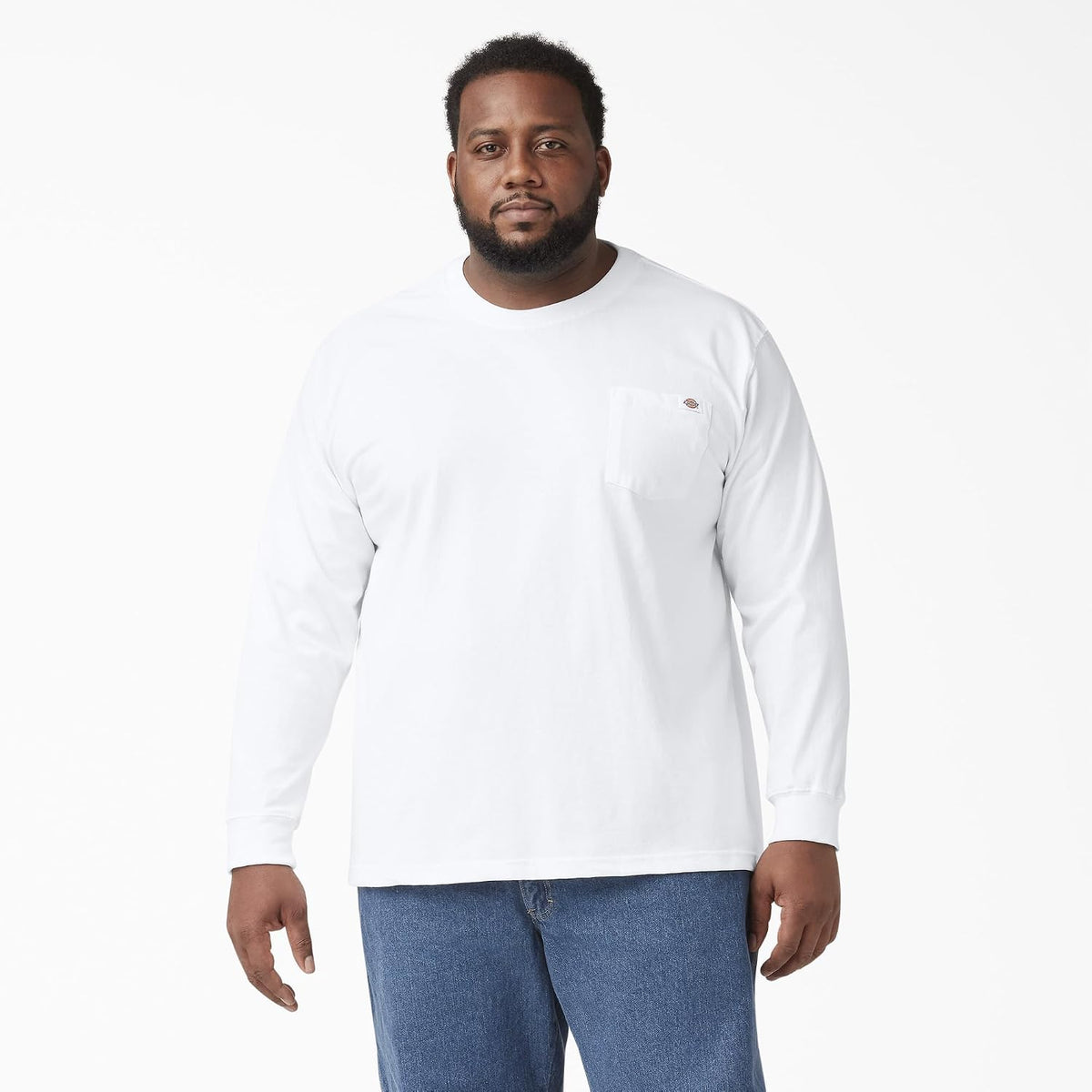Dickies Men's Heavyweight Long Sleeve Pocket T-Shirt