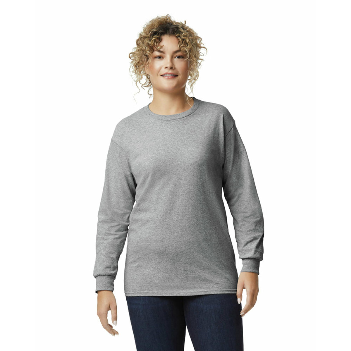 Gildan Adult Ultra Cotton Long Sleeve T-Shirt, Style G2400, Multipack