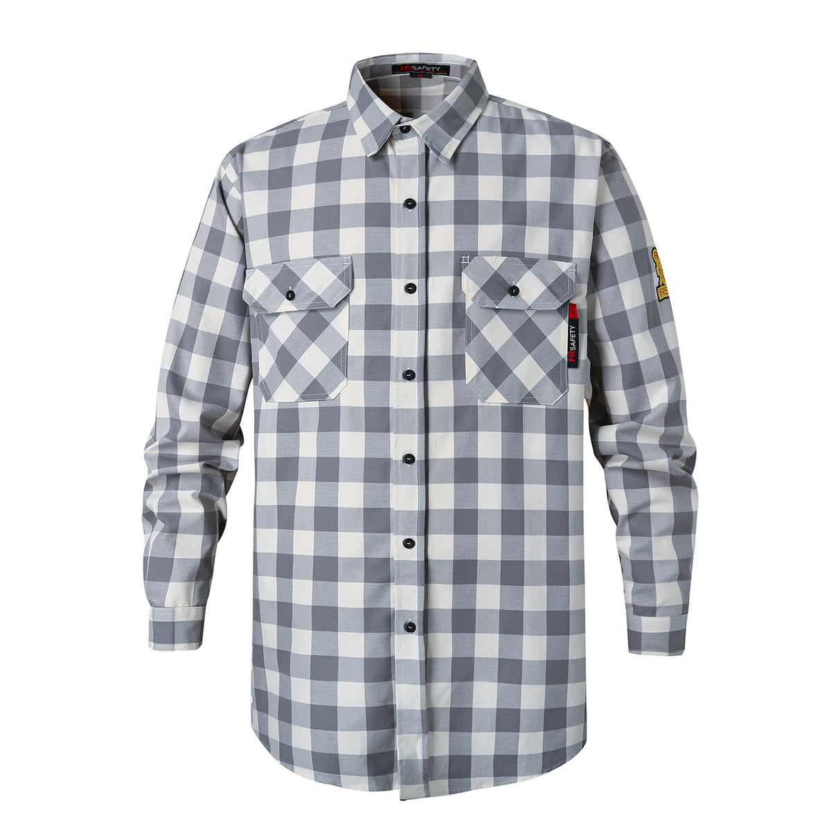 SKSAFETY FR Shirts for Men, 7 oz Flame Resistant Welding Work Shirt