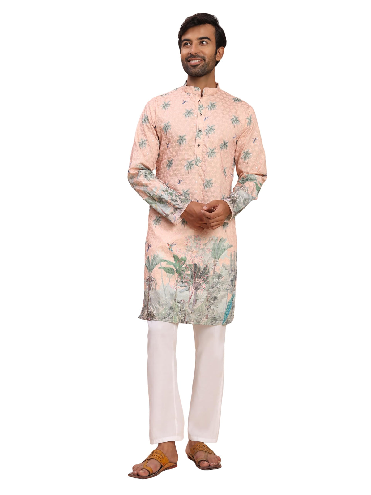 Pro-Ethic Style Developer Mens Indian Traditional Cotton Kurta Sets, Men Kurta Set Indian Wedding Dress (A-125)