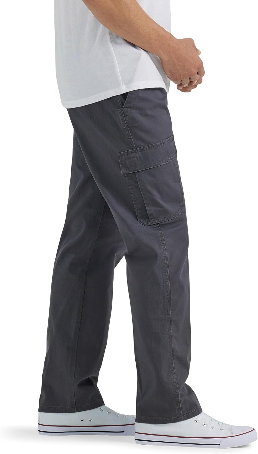 Wrangler Authentics Men's Relaxed Fit Stretch Cargo Pant