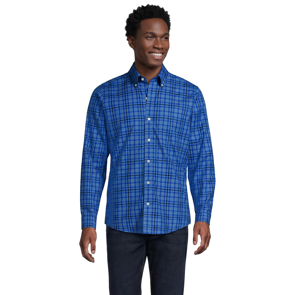 Men's Traditional Fit No Iron Twill Shirt