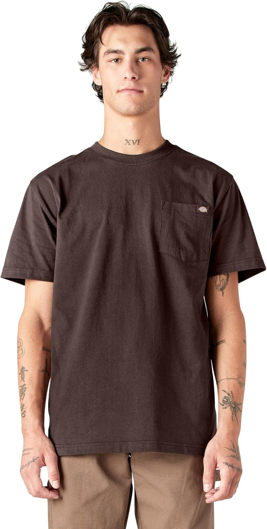 Dickies Men's Heavyweight Heathered Short Sleeve Pocket T-Shirt
