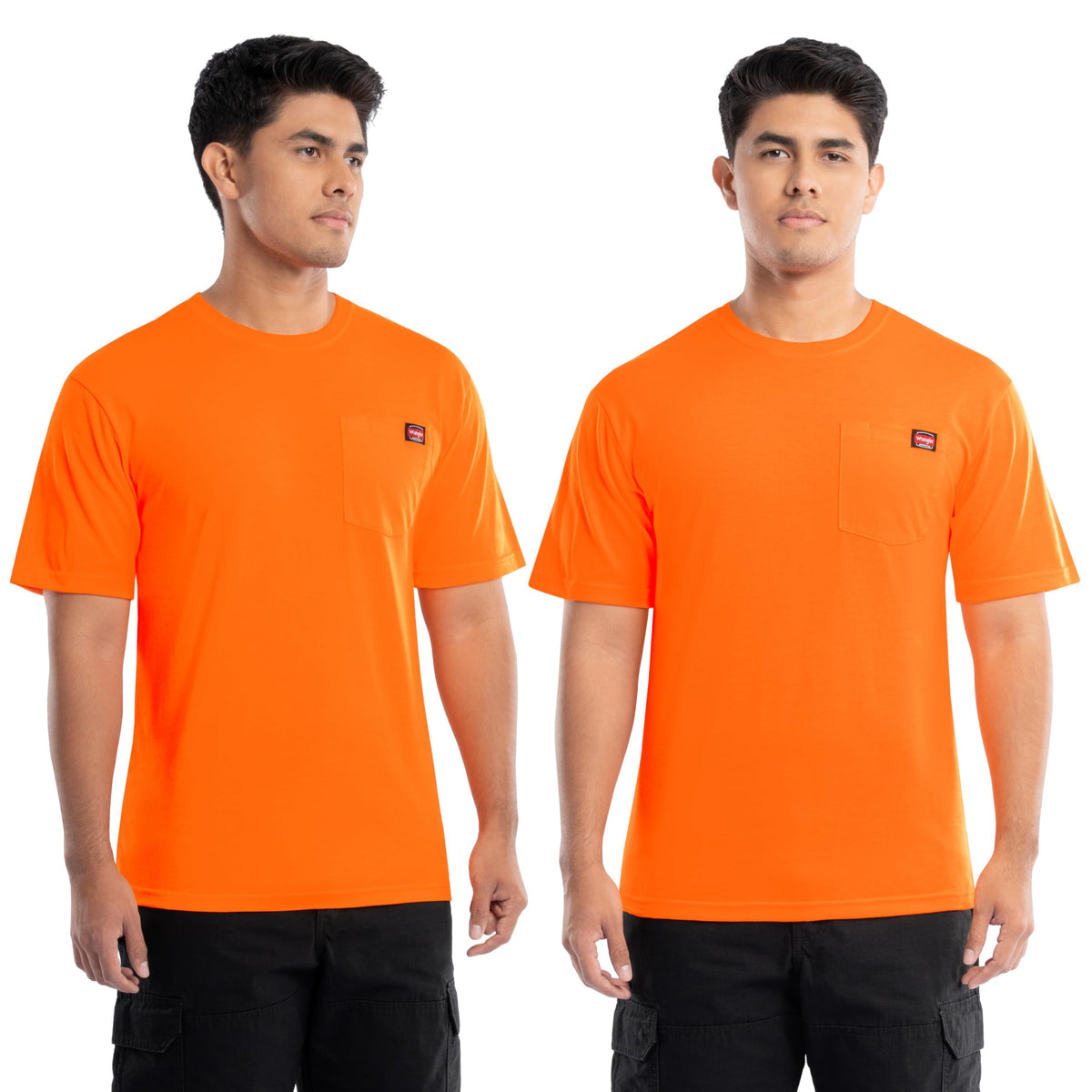 Wrangler Men's Classic Core Short Sleeve Pocket T-Shirt, 2-Pack