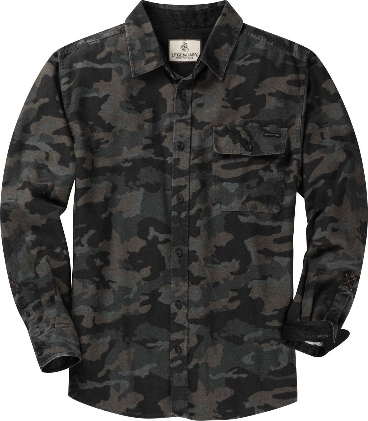 Legendary Whitetails Mens Flannel Long Sleeve Button Down 100% Cotton Shirt