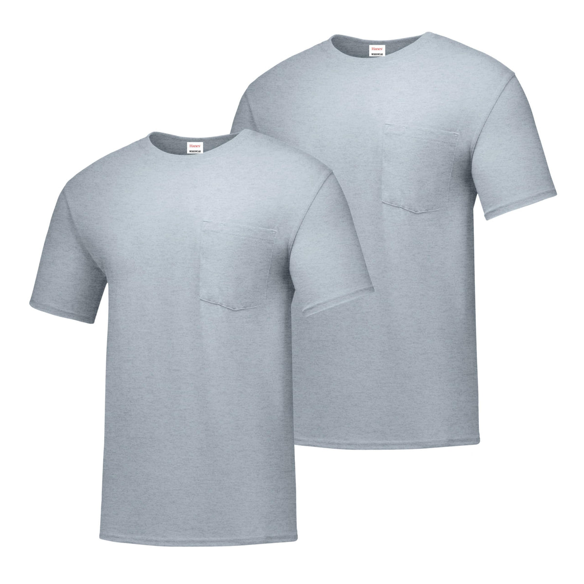 Hanes Men's Men's Workwear Short Sleeve Tee (2-Pack)