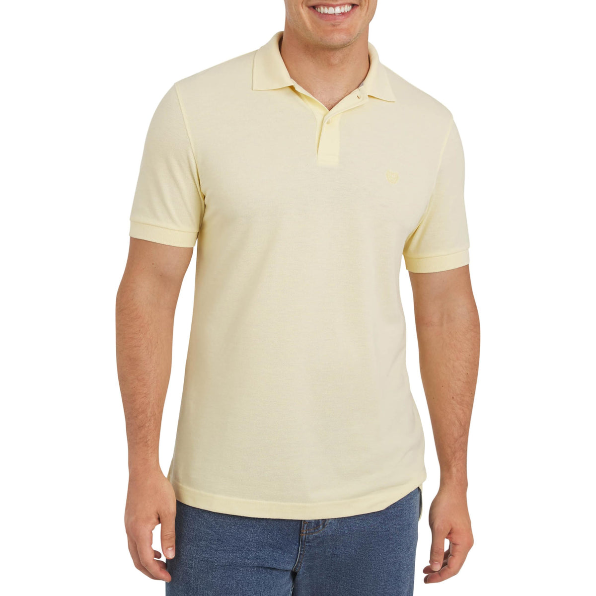 Chaps Men's Everyday Casual Classic Fit Stretch Pique Polo Shirt (S-2XL)