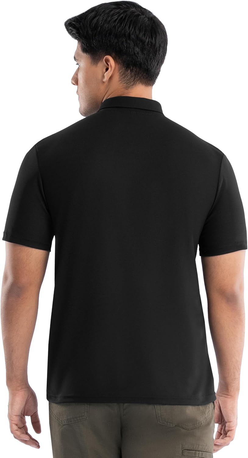 Wrangler Men's Short Sleeve Performance Workwear Polo