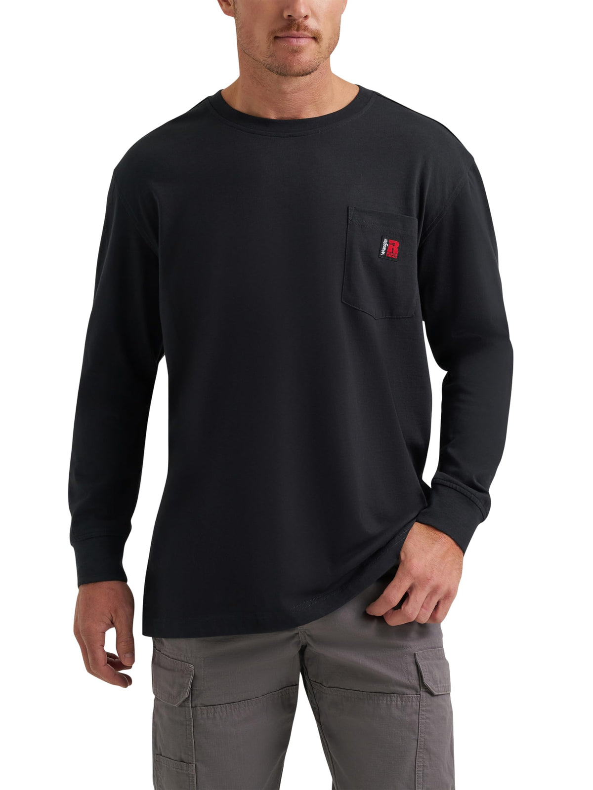 Wrangler Riggs Workwear Men's Long Sleeve Crew Tee