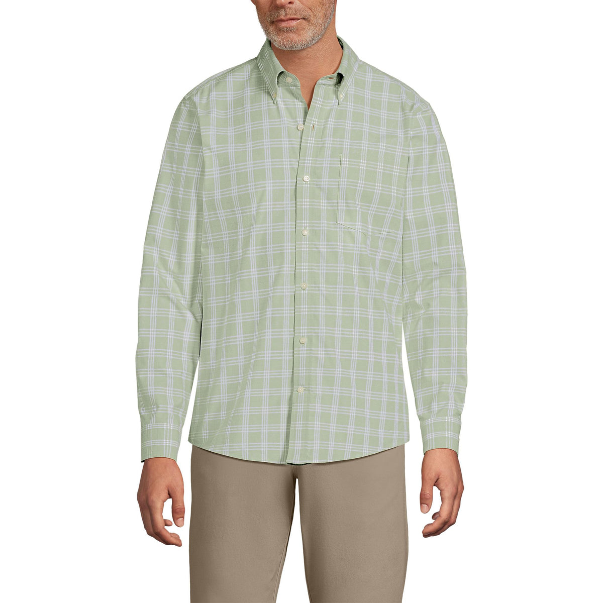 Men's Traditional Fit No Iron Twill Shirt