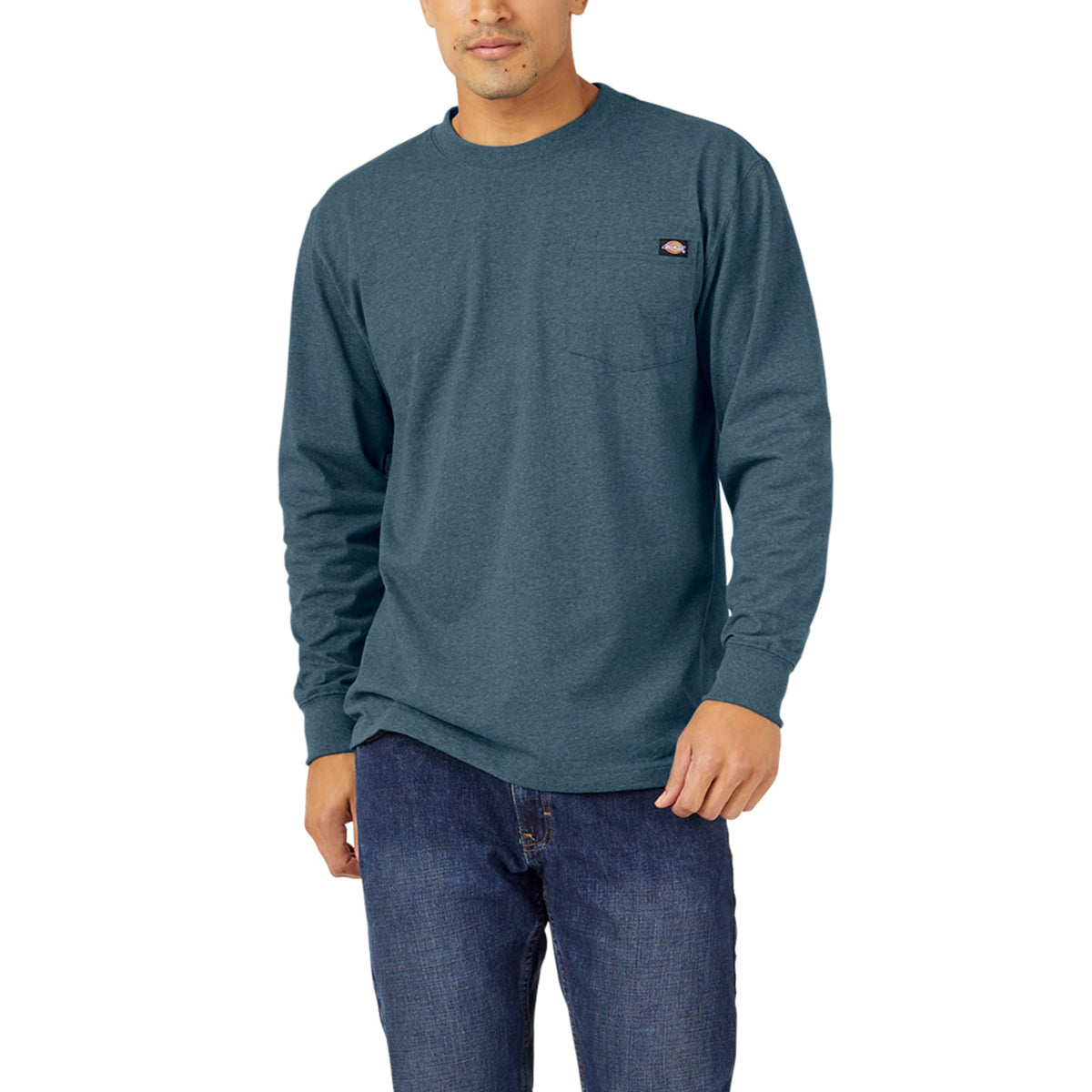 Dickies Men's Heavyweight Long Sleeve Pocket T-Shirt