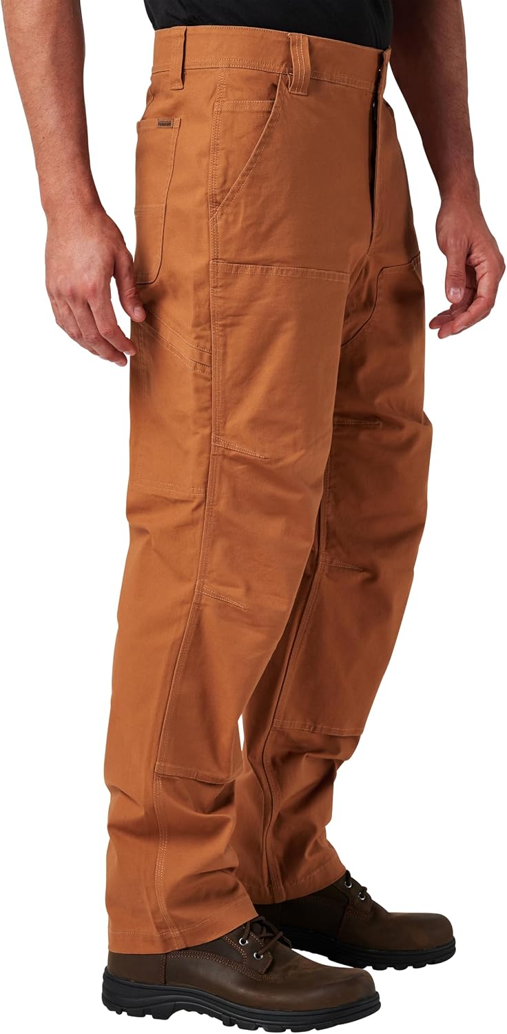 Lucky Brand Men's Men's Double Knee Canvas Work Pant with Inner Comfort Waist