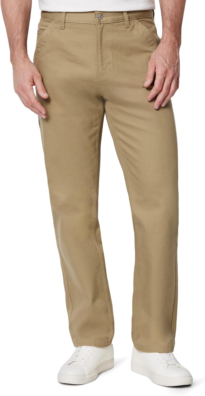 Amazon Essentials Men's Heavyweight Rigid Relaxed-Fit Workwear Carpenter Jeans with Pockets