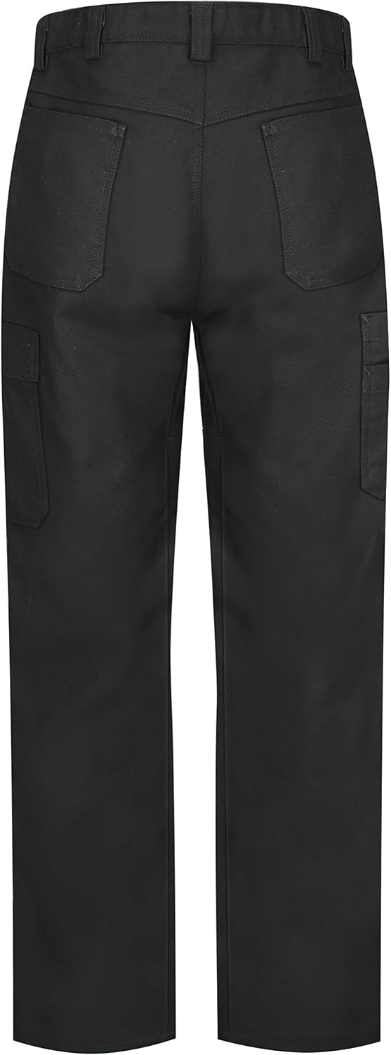 Red Kap Men's Performance Shop Pant - Double Knee Work Pants, Regular Fit, Concealed Zippers for Scratch Protection