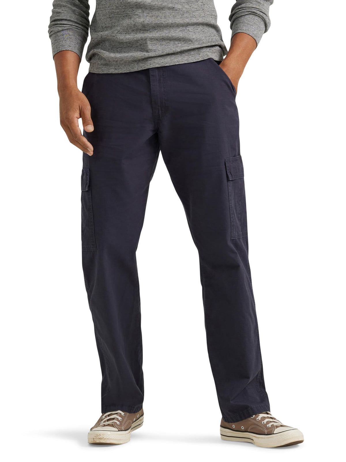 Wrangler Authentics Men's Twill Relaxed Fit Cargo Pant (Logan)
