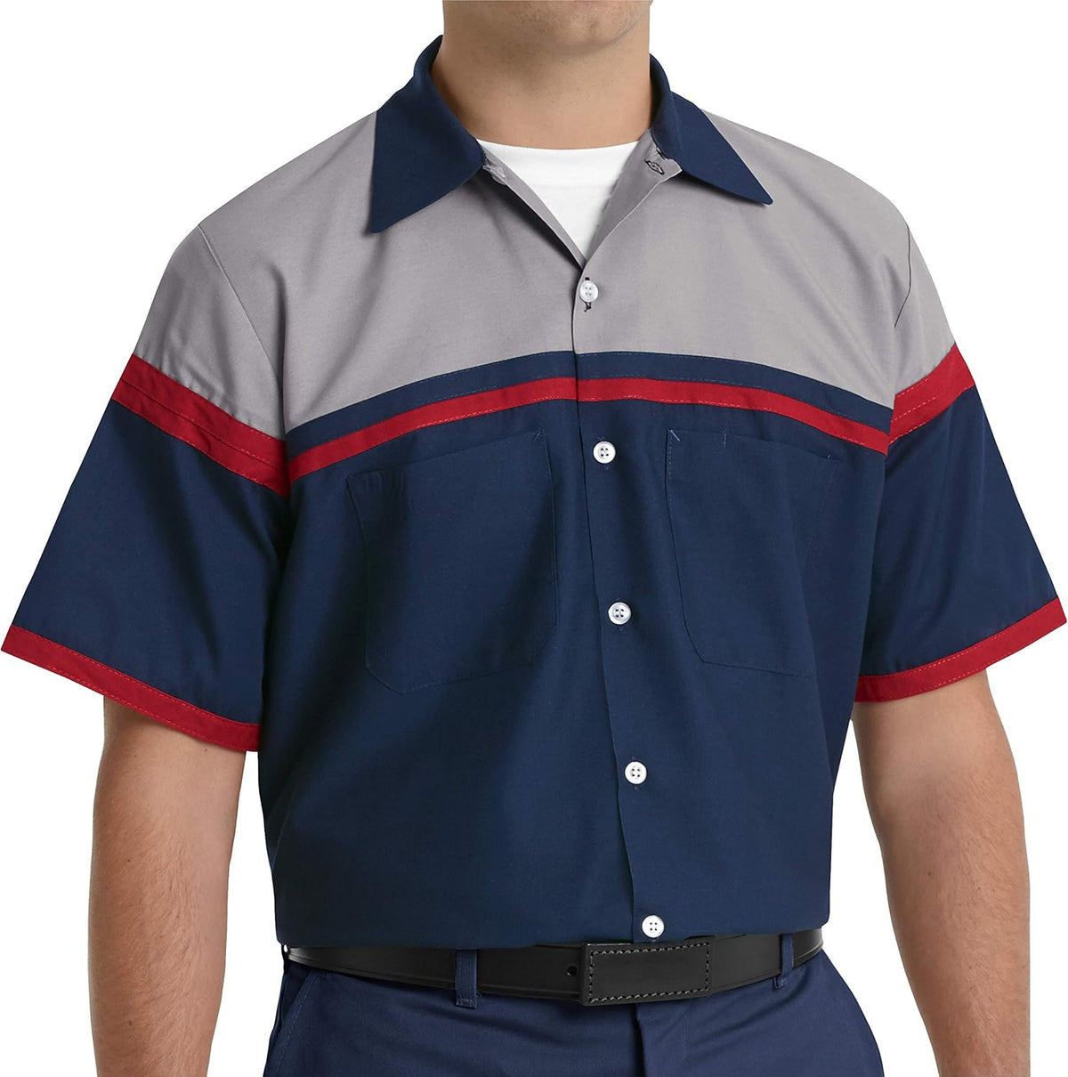 Red Kap Men's Performance Tech Short Sleeve Work Shirt