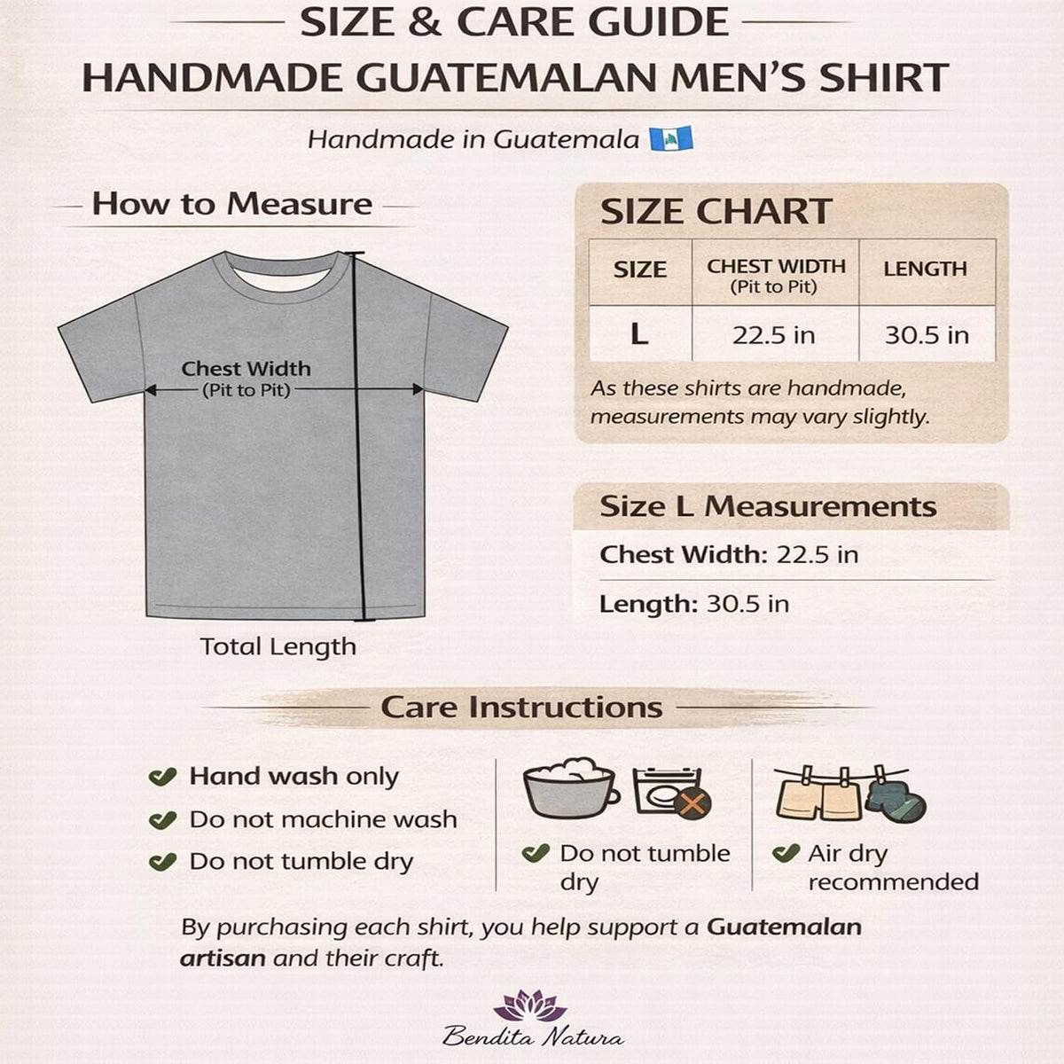 Shirt for Men with Typical Ornaments