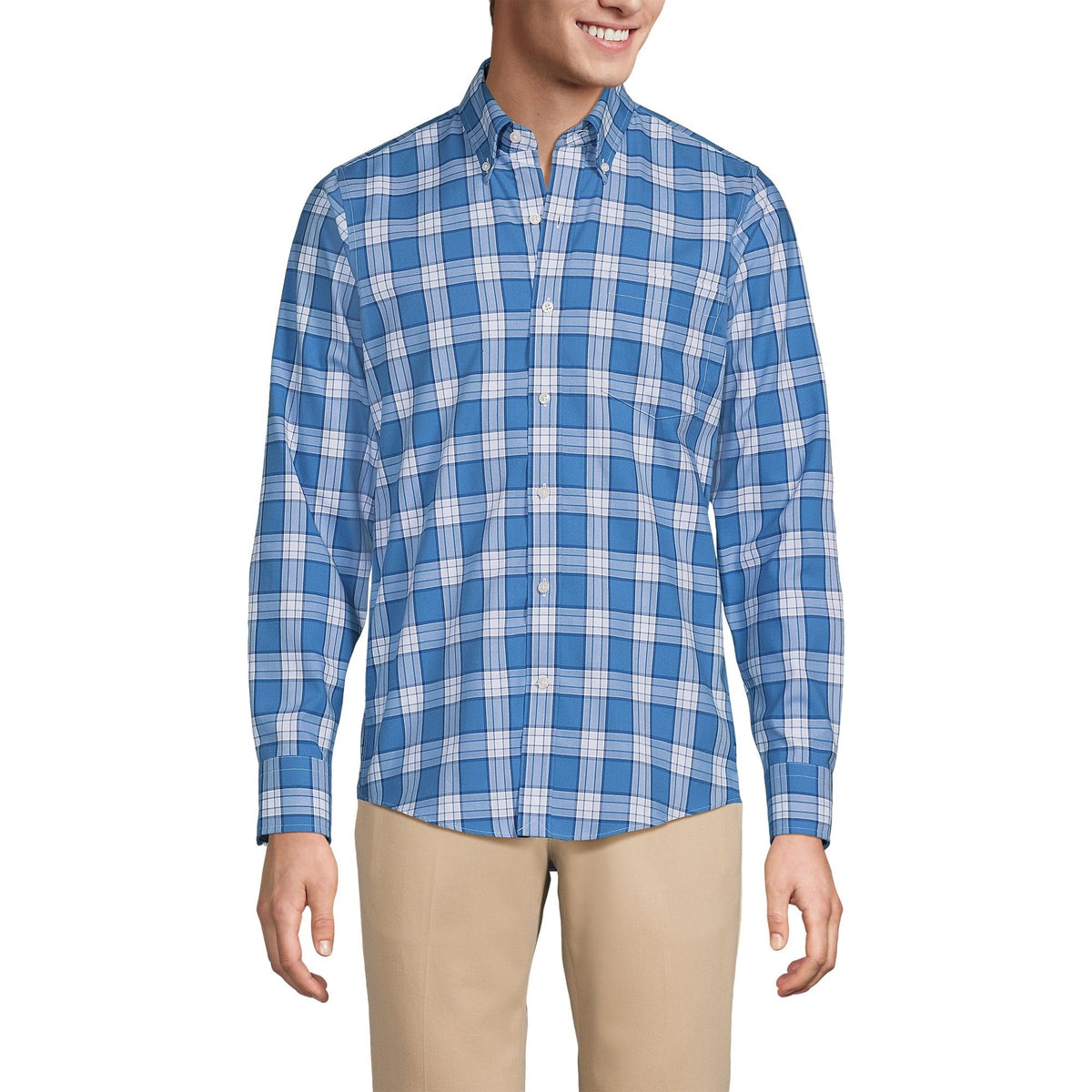 Men's Traditional Fit No Iron Twill Shirt
